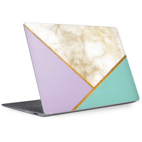 Angled Marble Surface Laptop 2 Skin